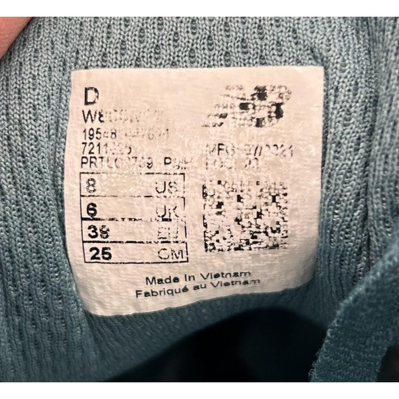 New Balance Fresh Foam 860 Shoes Womens Size 8 Blue Teal Running Mesh Athletic - Picture 10 of 10